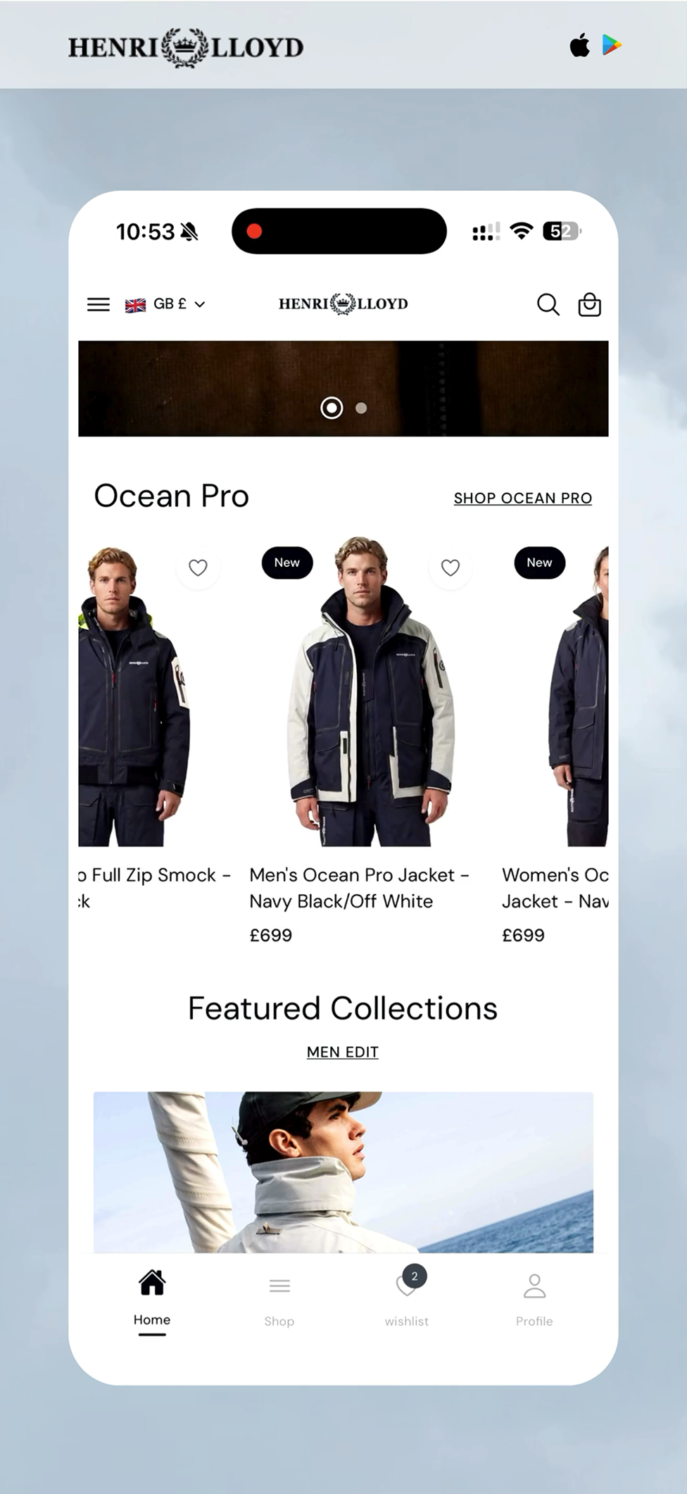 Henri Lloyd — Talmee shipped iOS app