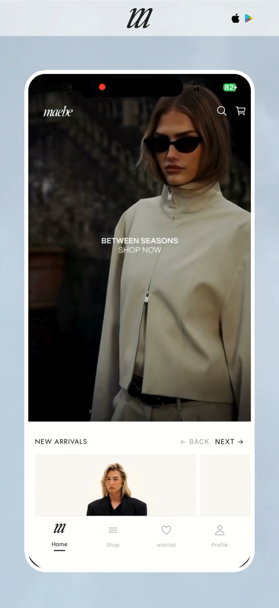 Maebe — Talmee shipped iOS app