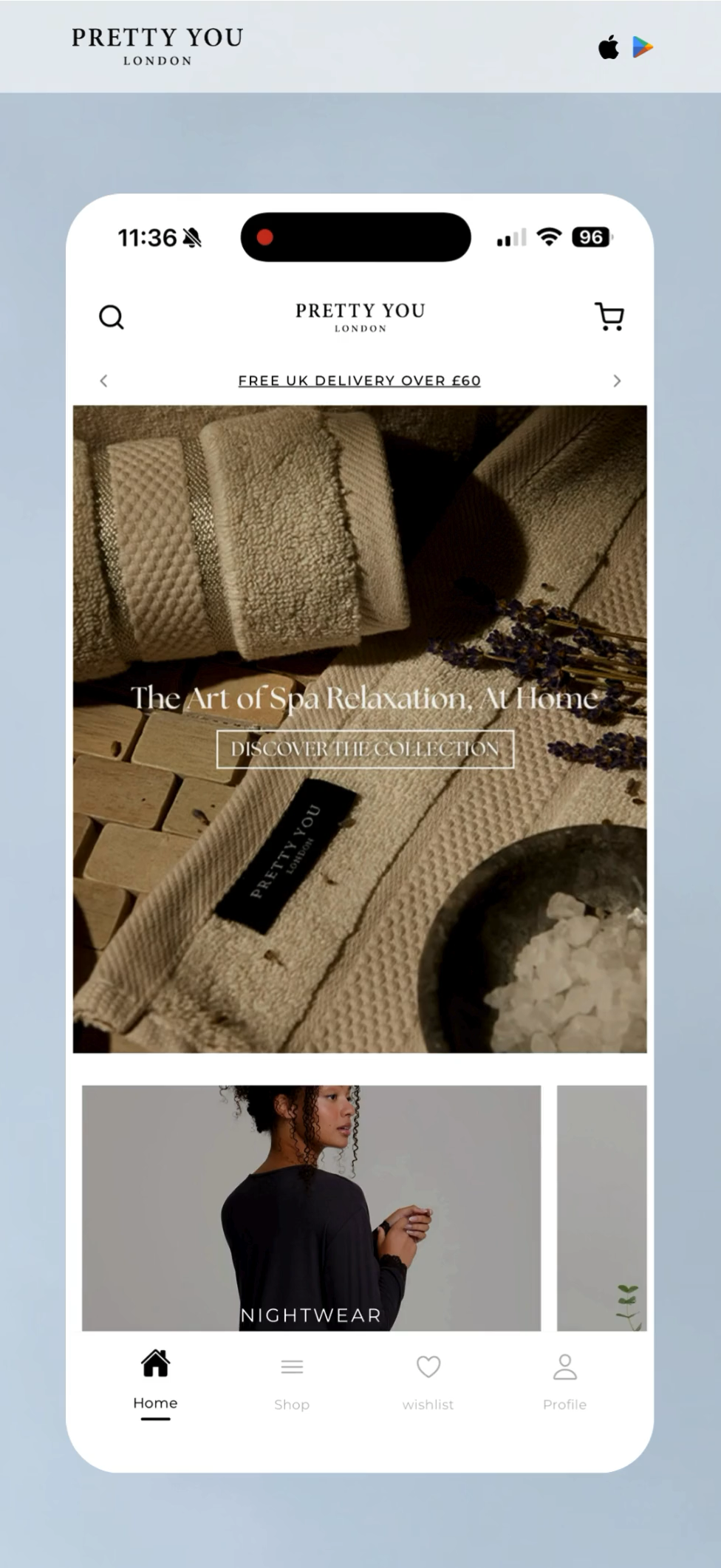 Pretty You London — Talmee shipped iOS app